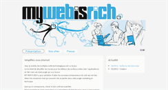 Desktop Screenshot of mywebisrich.com