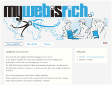 Tablet Screenshot of mywebisrich.com